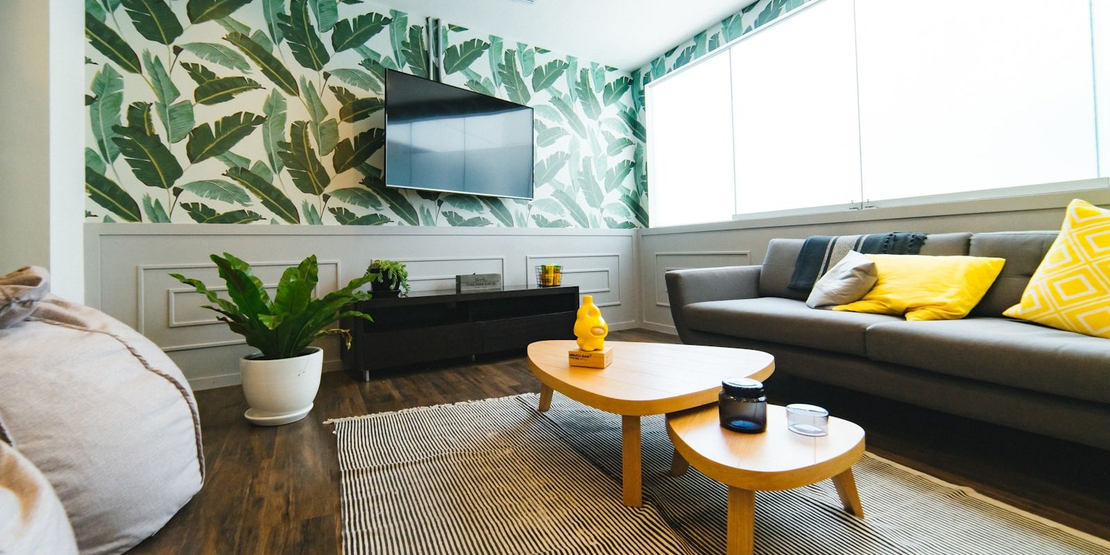 photo of flat screen television
