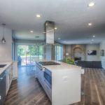 white wooden kitchen cabinet